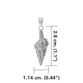 Seashell Sterling Silver Pendant SP010 - DiveSilver Jewelry